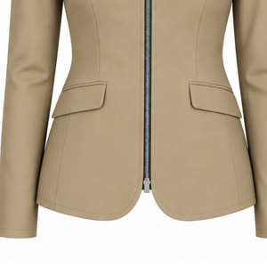Veste d'équitation kaki pour femme, blazer de compétition classique, manteau d'équitation sur mesure, vêtements de mode en gros - Product Image 5