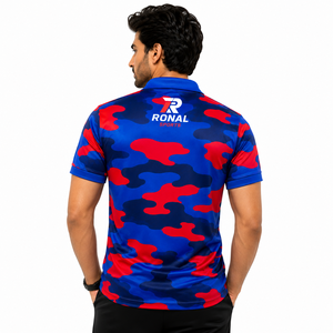 Polo promotionnel pour homme en coton peigné piqué avec col élégant par Ronal Sports - Product Image 4