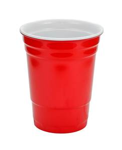 Vasos desechables de plástico PP rojos de fábrica, listos para enviar, de 16 oz, divertidos y duraderos, para fiestas, para beber, para llevar, producto ecológico. - Product Image 2