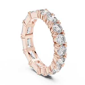 Meartist 14K Eternity Band Anillo de círculo de cristal CZ completo - Product Image 5