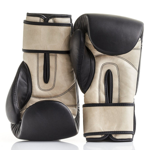 Gants d'entraînement de boxe professionnels en cuir véritable personnalisés, confortables et durables, avec couleur et logo personnalisés - Product Image 5