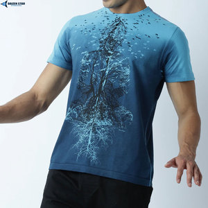 Camiseta Deportiva de Poliéster/Algodón con Serigrafía Personalizada, Proveedor OEM ODM, Secado Rápido, Ecológica y Transpirable - Product Image 3