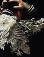 Vestes Sukajan tendance en toile personnalisées, réversibles, à séchage rapide et respirantes pour hommes, avec design double dragon et phénix, logo frontal