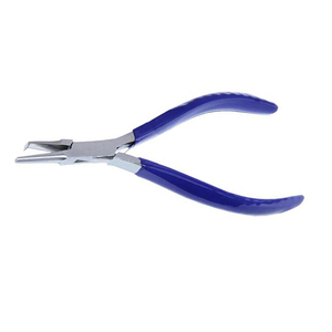 Pince à bijoux en acier inoxydable avec poignée bleue, outils de précision pour couper, enrouler le fil et faire des perles pour anneaux, bracelets, colliers, boucles d'oreilles - Product Image 5