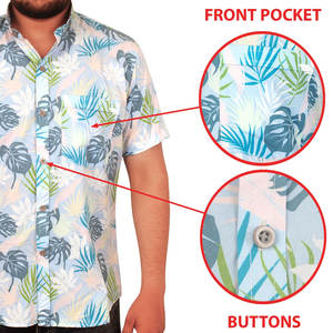 T-shirt Hawaïen Homme OEM – Respirant, Confortable, Qualité Supérieure, Prix Abordable – Vêtements Décontractés pour Adultes - Product Image 2