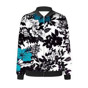 Pakistan Manufacture Urban Women Printing Varsity <b>Jackets</b> Smooth Finish Garment For Contemporary Street Fashion Wear - Product Image 1