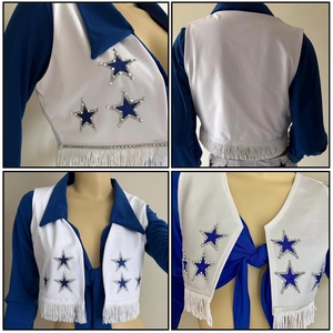 Ensemble uniforme de pom-pom girl de haute qualité, 3 pièces, sexy, avec boléro, short et chaussettes, prix de gros OEM - Product Image 5