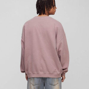 Nueva llegada, sudadera básica de alta calidad con cuello redondo para hombre, sudadera personalizada de mezcla de algodón a precio de fábrica - Product Image 3