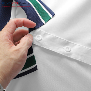 Nouveau polo de golf de haute qualité pour hommes T-shirt de luxe brodé en piqué de coton tricoté prix de gros - Product Image 3