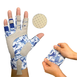 Nuevos Guantes de Caza y Pesca de Cuero Personalizados, Transpirables y Ajustables para Uso Deportivo, Guantes de Pesca Geo Brothers para Hombre - Product Image 6