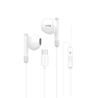 Casque filaire numérique de type C vente en gros écouteurs de haute qualité filaires avec micro écouteurs Super Bass pour téléphone portable
