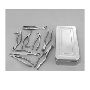 Juego de Extracción de Calidad Premium, Instrumentos Quirúrgicos Dentales, Pinzas y Bandeja, Clase I, Aprobado por CE ISO13485 - Product Image 1
