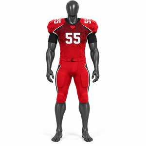 Uniforme de football américain personnalisable de haute qualité, très vendu, avec logo, nom et numéro personnalisés - Product Image 6