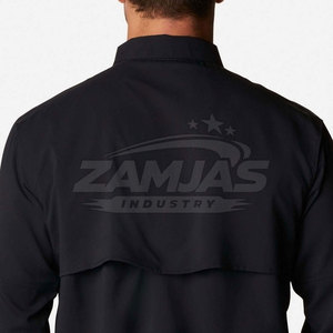 Casual Wear Latest Design Customized Colors <b>Cargo</b> Men's Shirts 100% Cotton Knitted Breathable High Quality Eco-Friendly Shirts - Product Image 5