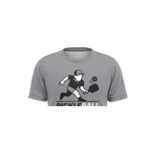 Camisetas de Manga Corta para Hombre de Alta Calidad con Diseño de Logotipo Personalizado para Pickleball, Impresión Digital en el Cuello, Spandex/Poliéster, OEM ODM - Product Image 6