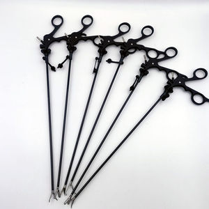 กรรไกรคีมจับสองขั้วแบบแมนนวล ทำจากเหล็กกล้า ใช้ซ้ำได้ สำหรับการผ่าตัดผ่านกล้องส่องตรวจทางช่องท้องและกล้องส่องตรวจภายใน - Product Image 1