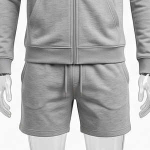 Wholesale Blank Unisex Tracksuit Summer Midweight Eco-Friendly 100% Polyester Quick Dry Mesh Two Piece <b>Set</b> Custom Logo Short - Product Image 3