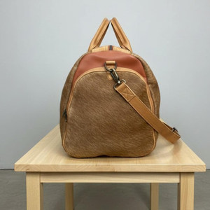 Bolsa de Viaje de Cuero Genuino de Alta Capacidad con Cierre de Cremallera, Ligera, LHODB-0029 - Product Image 2