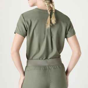 Conjuntos de Uniformes Médicos con Cuello Redondo y Bolsillos Tipo Cargo |   Servicio de Logotipo Personalizado al por Mayor, Duradero, Bajo MOQ. - Product Image 2