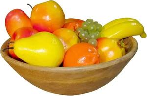 Ensemble de bols en bois d'acacia massif, écologiques, faits à la main, pour servir des salades, des soupes, des fruits, pour la cuisine, la salle à manger - Product Image 5