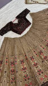 Indian Traditional Ethnic Lehenga Choli in <b>Sequins</b> Work for Wedding Occasion and Festive Function for Women Fancy Trendy Wear - Product Image 3