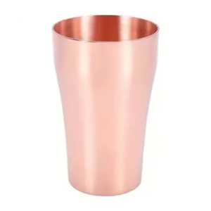 Lot de 2 gobelets à boire en cuivre pur à rayures, verres à eau à motif, vaisselle ayurvédique pour la santé, fournisseur en gros - Product Image 5