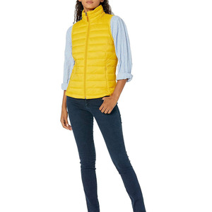 Chalecos Acolchados Sin Mangas para Mujer, Color Sólido, Personalizados OEM, al por Mayor - Product Image 4