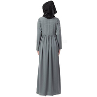 Vente en gros – Nouvelle collection – Robe de prière Abaya modeste à manches longues pour femmes adultes, avec volants, coupe droite – Grande vente