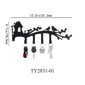 CIFbuy Vintage 4 <b>Hook</b> Coat <b>Rack</b> <b>Wall</b> Mount Design with TikTok for Temu Pick-Up Service - Product Image 6