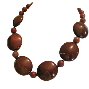 Gargantilla de cuentas hecha a mano bohemia de primera categoría, cadena de hilo de cuentas redondas de piedras preciosas multicolores, para boda o regalo - Product Image 1