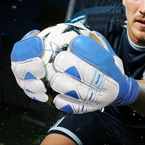 Gants de gardien de but XLITE SPORTS personnalisés pour club, antidérapants, respirants, avec logo imprimé, paume en latex, dos en mousse, sangle de poignet réglable et souple - Product Image 4