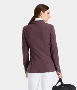 Chaqueta de competición para mujer OEM, suave, elástica y duradera, para espectáculos ecuestres, con logotipo personalizado, chaquetas de competición para equitación. - Product Image 2