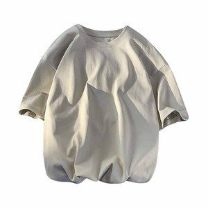 เสื้อยืดโอเวอร์ไซส์ทรงหลวม แขนสั้น คอกลม สำหรับผู้ชาย สไตล์ลำลอง - Product Image 2