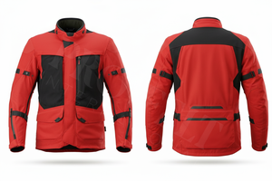 เสื้อผ้าเซฟตี้ขายส่งคุณภาพสูง เสื้อแจ็คเก็ตมอเตอร์ไซค์กันน้ำ ทนทาน พร้อมแผ่นป้องกันและสายรัดปรับได้ เสื้อแจ็คเก็ตมอเตอร์ไซค์ - Product Image 6