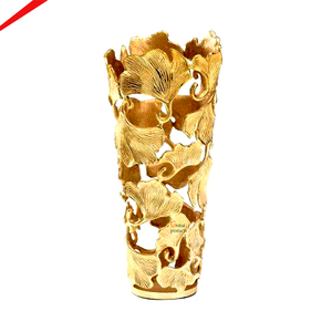 Latest Aluminum <b>Unique</b> <b>Vases</b> Shine Premium Quality Design Modern Luxury Minimalist Flower Holders Home Decor Centerpiece - Product Image 2