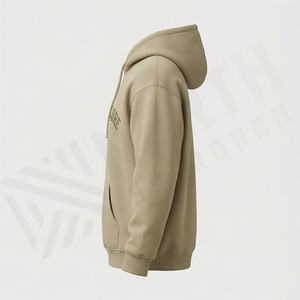 Sweat-shirts à capuche unisexes classiques en coton 350 GSM, brodés, coupe oversize, confortables, vêtements décontractés, directement de l'usine - Product Image 3