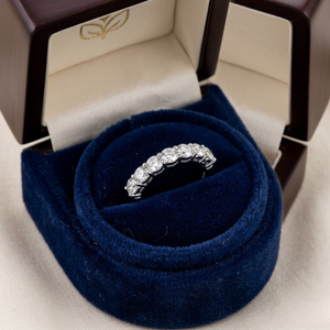 0.40 CTW Real Round 7 Diamond Wedding <b>Ring</b> | 14K White Gold Prong <b>Set</b> Band | Elegant Anniversary <b>Ring</b> Fine Jewelry for <b>Women</b> - Product Image 3