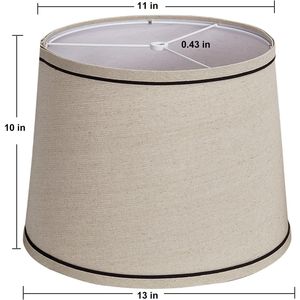 Set medio di 2 paralumi per lampade da tavolo e da terra per aggiungere stile e comfort - Product Image 3