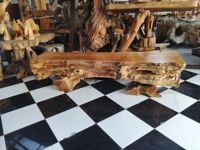 Banco de madera de teca natural de Indonesia
