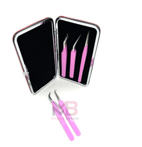 Pinzas antiestáticas de alta temperatura con puntas rectas y finas para un manejo preciso, agarre perfecto, color personalizado - Product Image 3