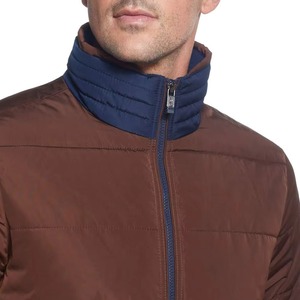 Custom <b>Winter</b> Canvas Puffer Jacket Men Women OEM ODM Quilted <b>Coat</b> Outdoor Fashion Front Logo Breathable Quick Dry - Product Image 3