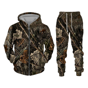 Men's Autumn Winter Camouflage Soft <b>Shell</b> Hunting Suit Breathable Print Design Waterproof Windproof 100% Polyester for - Product Image 5