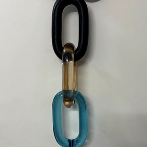 Candy Blue New Color <b>Resin</b> wall Link Chain customization links home office room decoration links chain All <b>Colour</b> Available - Product Image 4