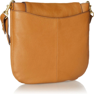 Genuine Leather Crossbody <b>Bag</b> Women Tan Minimalist Striped <b>Strap</b> <b>Shoulder</b> <b>Bag</b> Daily Use All Seasons - Product Image 2