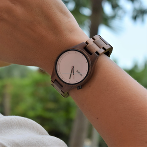 New Arrival Luxury Top Brand Customized Engraved Logo Stainless Steel and Wood Mechanical <b>Watches</b> for Men By FWE - Product Image 4