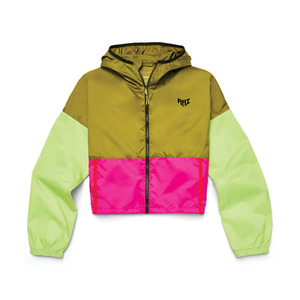 Chaqueta Corta Estilo Y2K para Mujer, Chaqueta Cortavientos con Bloques de Color, Chaqueta Ligera con Capucha para Hombre, Estilo Urbano, con Cierre, Impermeable - Product Image 6