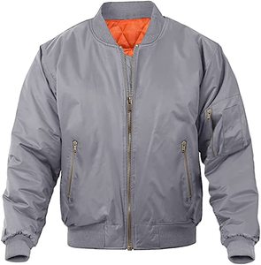Chaqueta de bombardero cortavientos de invierno para hombre personalizada más vendida al por mayor de manga larga con capucha impermeable lona ecológica - Product Image 3