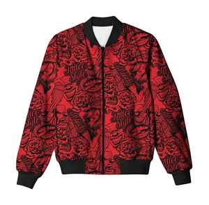 Customizable Men's Stand Varsity Bomber <b>Jacket</b> Regular Waterproof Windproof Winter Coat <b>Sequins</b> High Street Fabric Front - Product Image 3