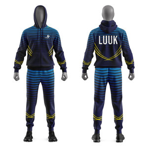 Men's Hooded Tracksuit <b>Camouflage</b> Print Full Length Zipper Front Quick Dry Polyester Sportswear Spring Adult Fit - Product Image 6