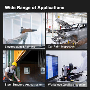 सैंडवे डिजिटल अल्ट्रासोनिक मोटाई गेज धातु प्लास्टिक सिरेमिक ग्लास एल्यूमीनियम तांबा ग्लिसरीन अल्ट्रासाउंड मोटाई मापें - Product Image 6